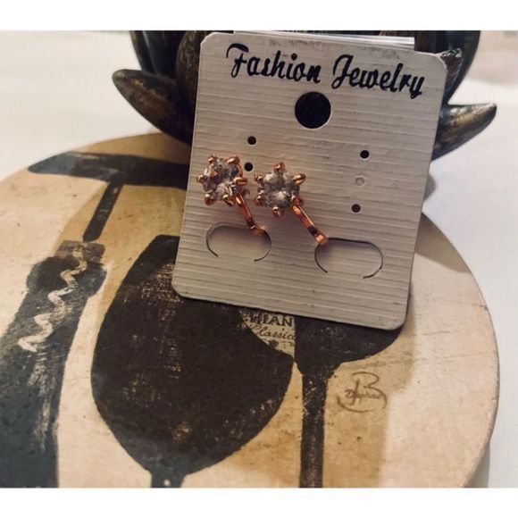 Gold sparkle EARRINGS - Picture 4 of 7